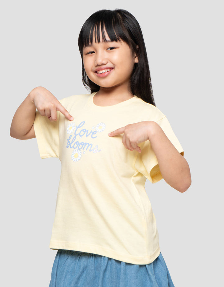 Little M Love Blooms Kaos Anak Perempuan