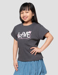 Little M Love Pita Kaos Anak Perempuan