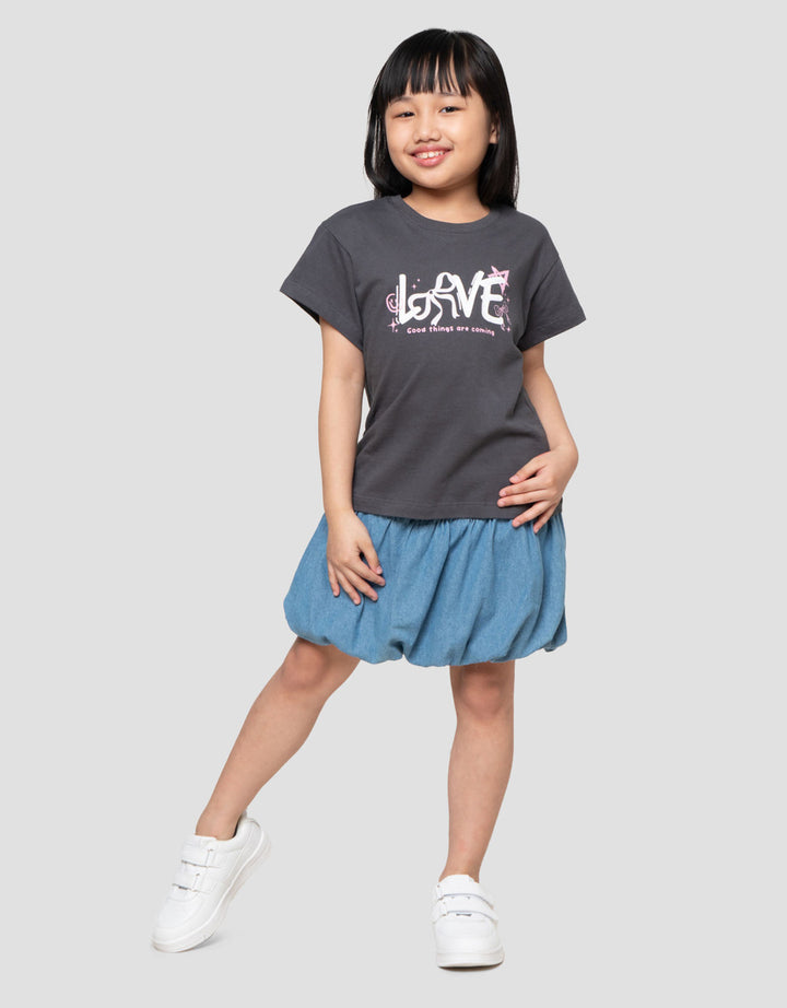 Little M Love Pita Kaos Anak Perempuan