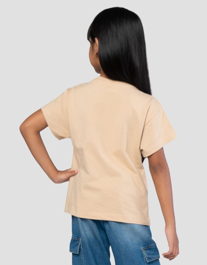 Little M Print Beary Cute Kaos Anak Perempuan