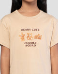 Little M Print Beary Cute Kaos Anak Perempuan