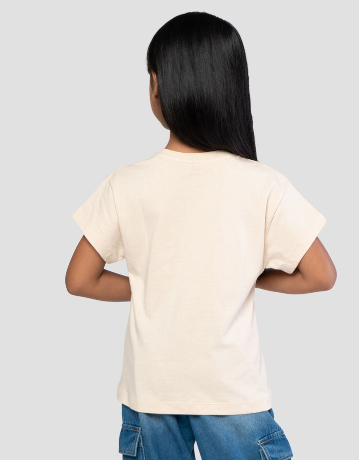 Little M Print Good Vibes Kaos Anak Perempuan