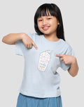 Little M Boba Glass Kaos Anak Perempuan