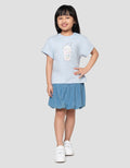 Little M Boba Glass Kaos Anak Perempuan