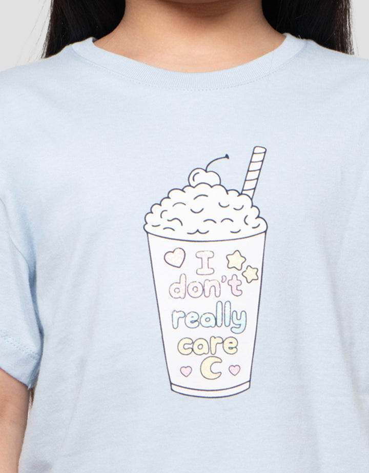 Little M Boba Glass Kaos Anak Perempuan