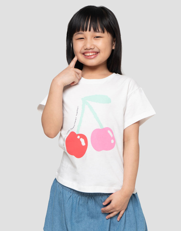 Little M Cherry Kaos Anak Perempuan