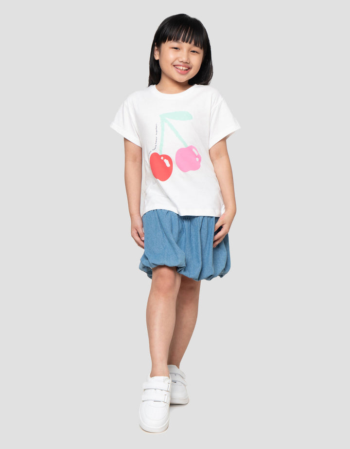Little M Cherry Kaos Anak Perempuan