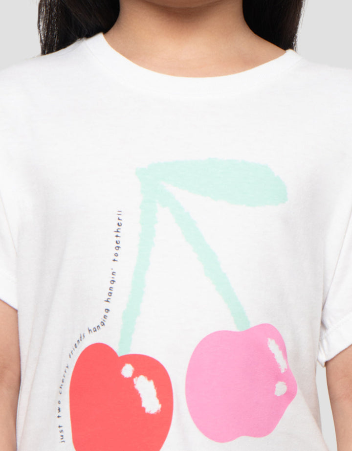 Little M Cherry Kaos Anak Perempuan