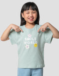 Little M Smile Word Kaos Anak Perempuan