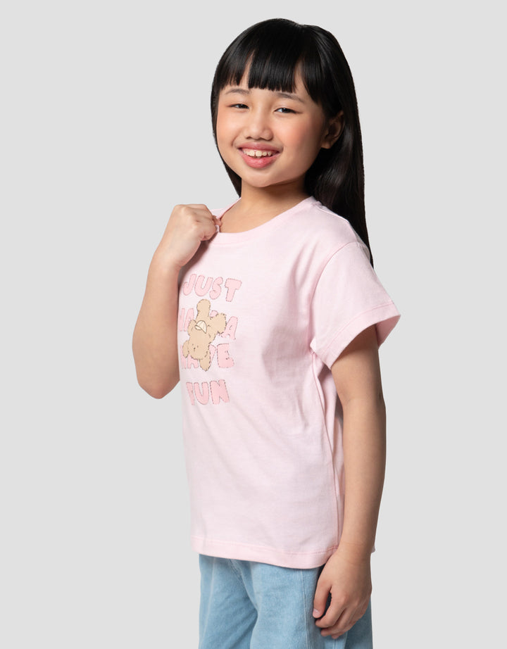 Little M Capy Fun Kaos Anak Perempuan