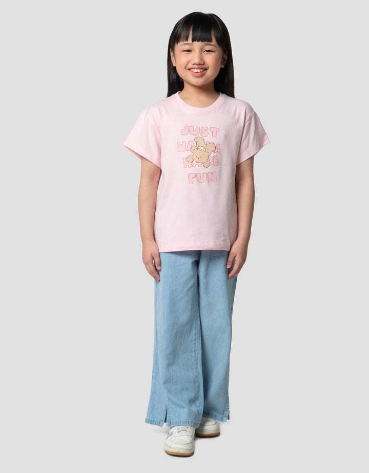 Little M Capy Fun Kaos Anak Perempuan