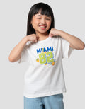Little M Varsity Miami Kaos Anak Perempuan