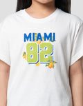 Little M Varsity Miami Kaos Anak Perempuan