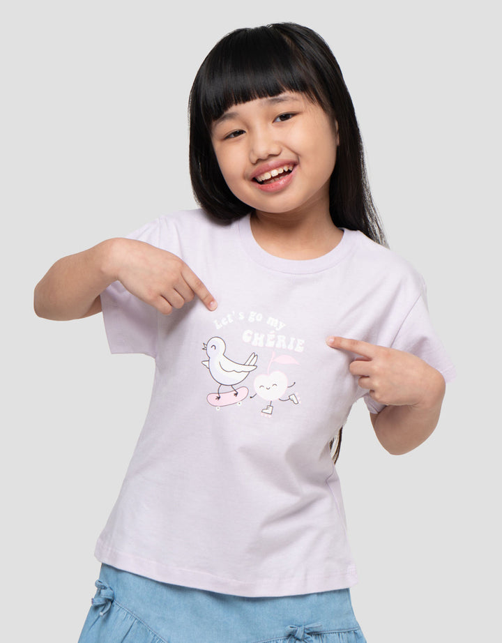 Little M Animal Kaos Anak Perempuan