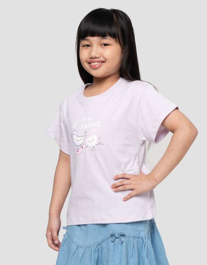 Little M Animal Kaos Anak Perempuan