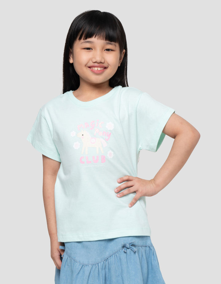 Little M Animal Club Kaos Anak Perempuan