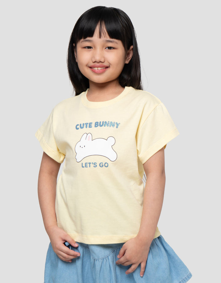 Little M Animal Cute Bunny Kaos Anak Perempuan