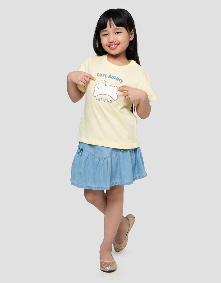 Little M Animal Cute Bunny Kaos Anak Perempuan