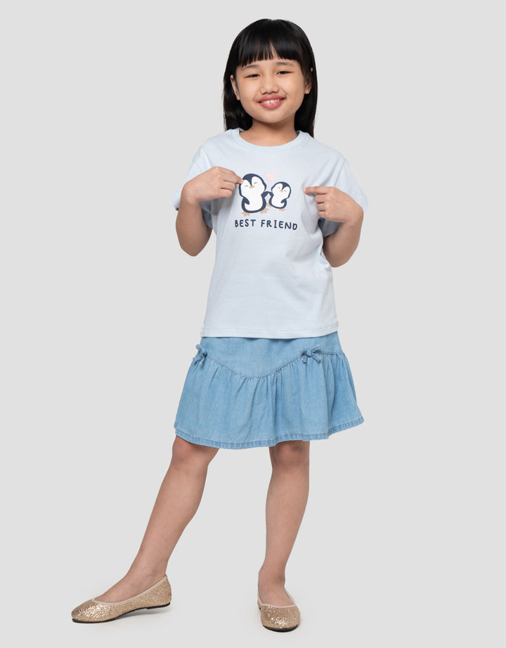 Little M Animal Best Friend Kaos Anak Perempuan