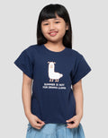 Little M Animal Summer Kaos Anak Perempuan