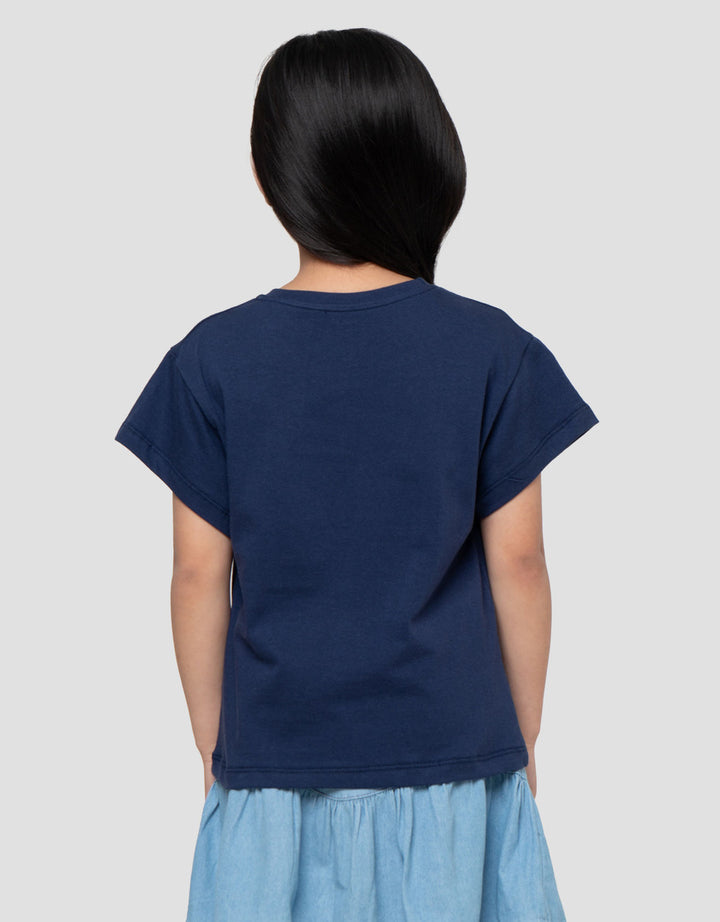 Little M Animal Summer Kaos Anak Perempuan