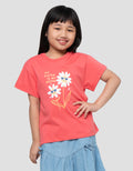 Little M Flower My Bestie Kaos Anak Perempuan