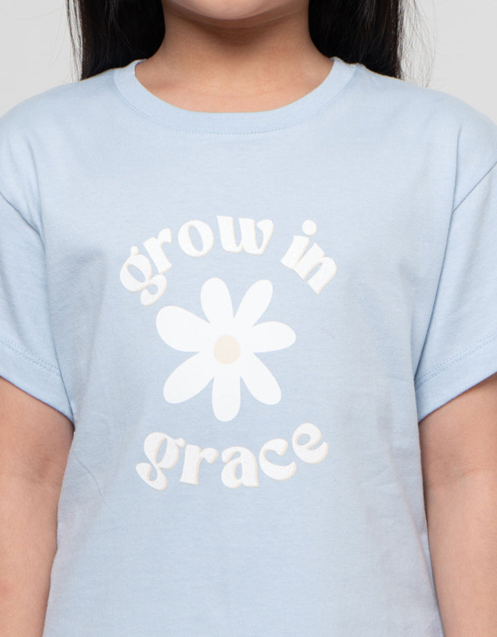 Little M Flower Grow Kaos Anak Perempuan