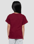 Little M Print Heart Kaos Anak Perempuan