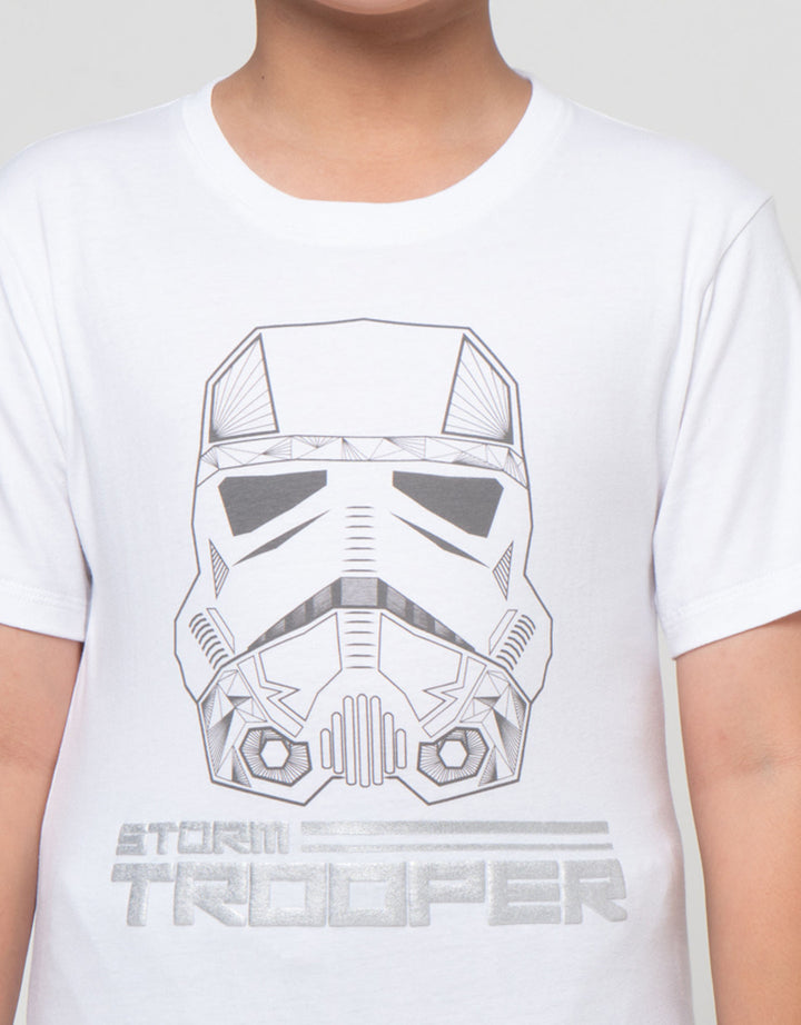 Star Wars Starwars Stormtrooper Kaos Lengan Pendek Anak Laki-Laki