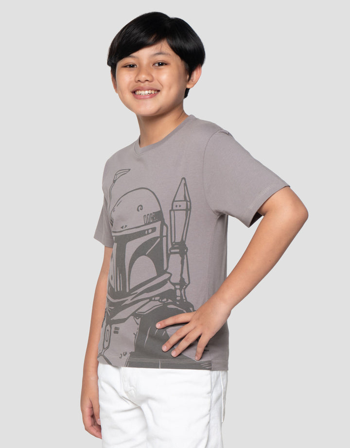 Star Wars Faces Troops Print Kaos Anak Laki-laki