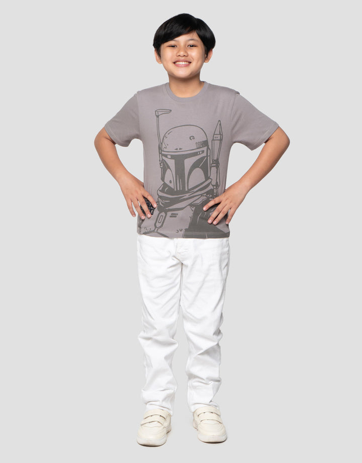 Star Wars Faces Troops Print Kaos Anak Laki-laki
