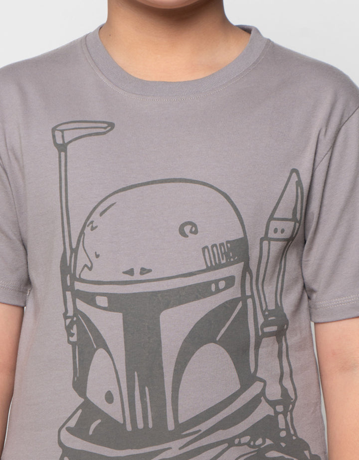 Star Wars Faces Troops Print Kaos Anak Laki-laki