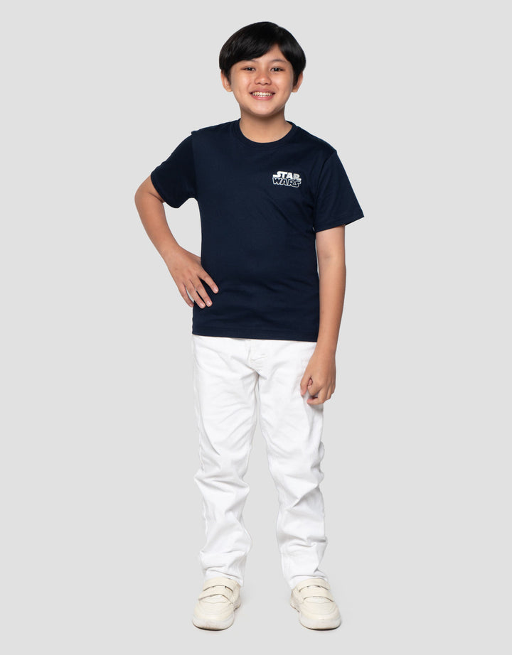 Star Wars Anime Rear Print Kaos Anak Laki-laki