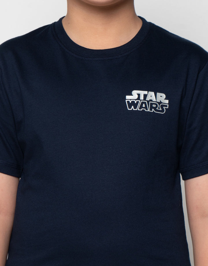 Star Wars Anime Rear Print Kaos Anak Laki-laki