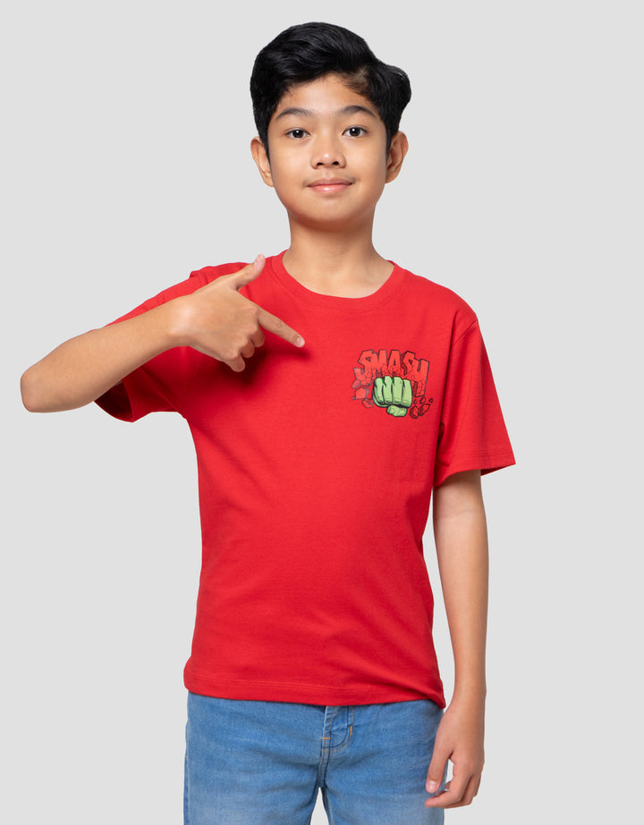 Marvel Thwip Hulk Smash Kaos Anak Laki-laki
