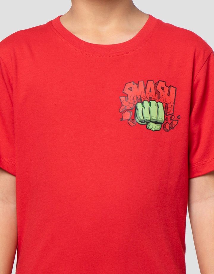 Marvel Thwip Hulk Smash Kaos Anak Laki-laki