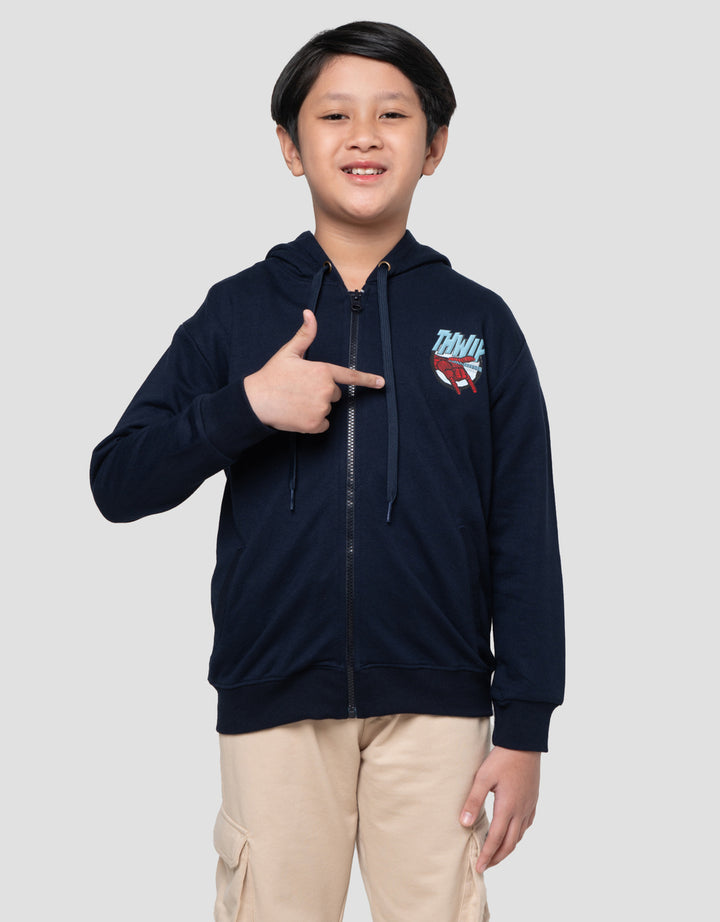 Marvel Thwip Spider Ktg Jaket Hoody Anak Laki-laki