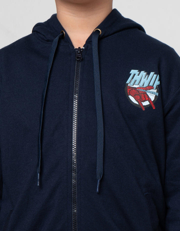 Marvel Thwip Spider Ktg Jaket Hoody Anak Laki-laki