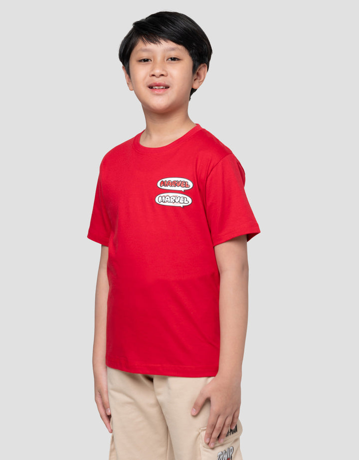 Marvel Skater Heads Logo Kaos Anak Laki-laki