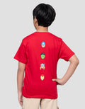 Marvel Skater Heads Logo Kaos Anak Laki-laki