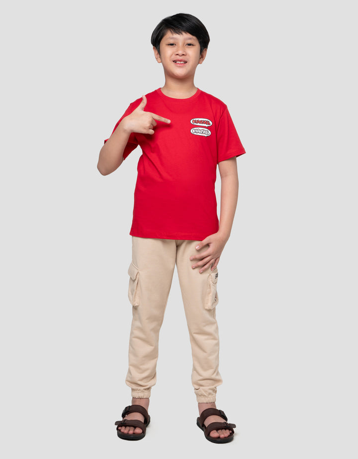Marvel Skater Heads Logo Kaos Anak Laki-laki