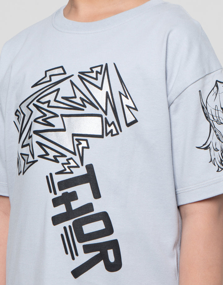 Marvel Skater Thor Face Kaos Anak Laki-laki