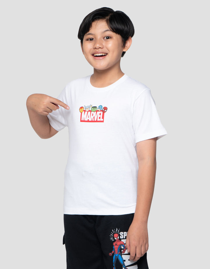 Marvel Thwip Teams Fly Print Kaos Anak Laki-laki