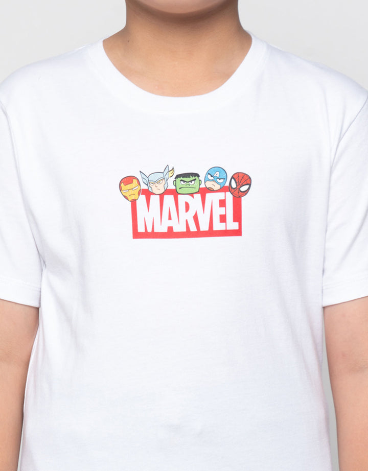 Marvel Thwip Teams Fly Print Kaos Anak Laki-laki