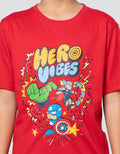 Marvel Thwip Hero Vibes Kaos Anak Laki-laki