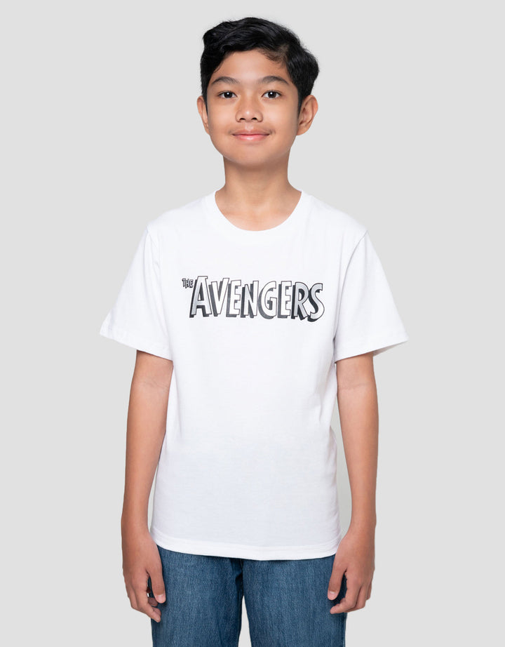 Marvel Avengers Logo Dpn Blkg Kaos Anak Laki-laki