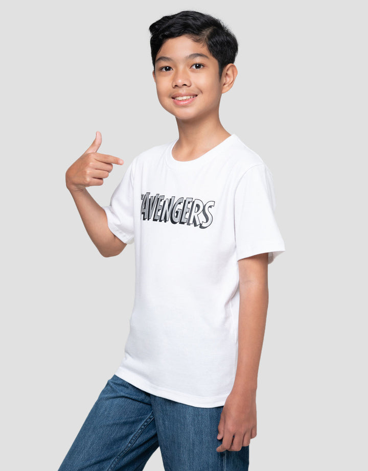 Marvel Avengers Logo Dpn Blkg Kaos Anak Laki-laki