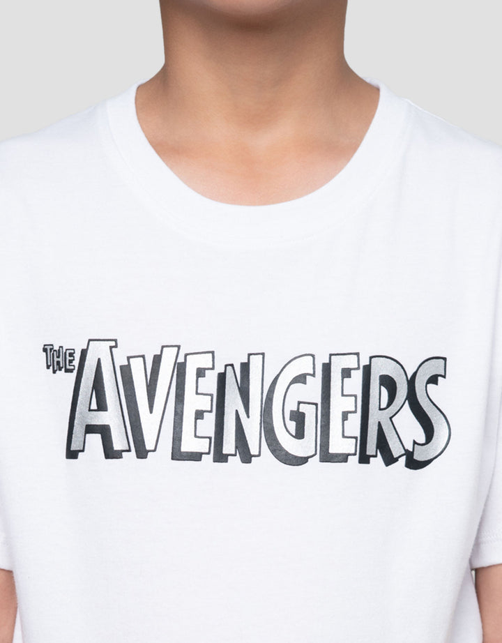 Marvel Avengers Logo Dpn Blkg Kaos Anak Laki-laki