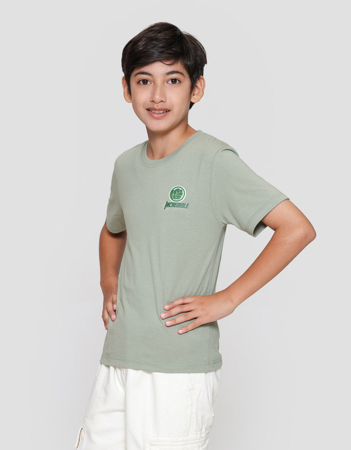 Marvel Hulk Release Print Blkg Kaos Anak Laki-laki