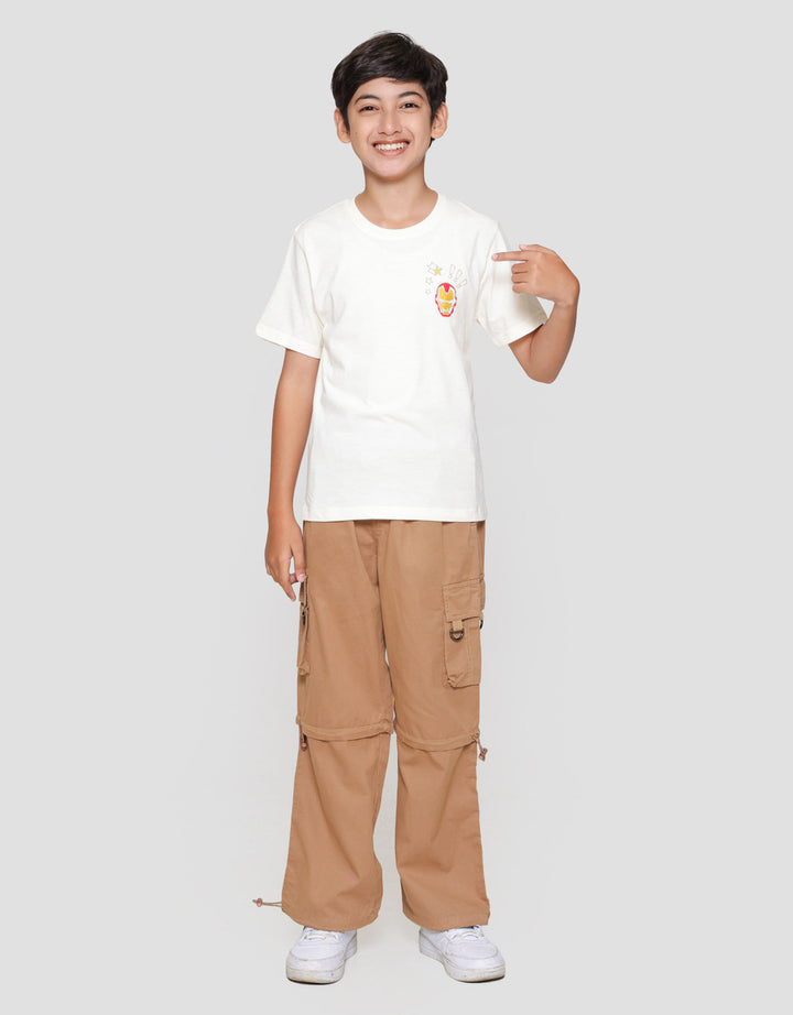 Marvel Ironman Logo Blkg Print Kaos Anak Laki-laki